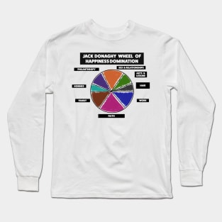 Jack Donaghy Wheel of Happiness Domination Long Sleeve T-Shirt